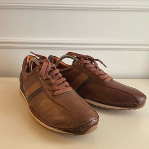 Pikolinos Brown Leather Sneakers mens
